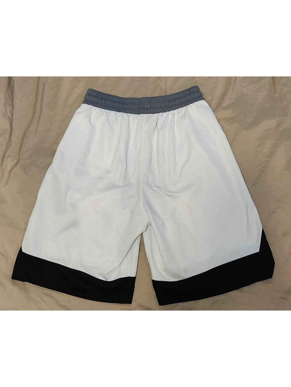 Nike Dri-FIT Basketball Athletic Shorts White Black Men's M Medium AQ7409-100